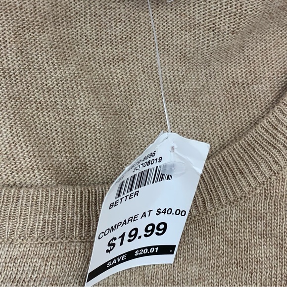 NWT Sweater with tassel details in beige-women’s XL - Picture 5 of 5